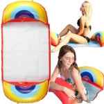 HAMAK WODNY MATERAC DO PŁYWANIA DMUCHANY NA BASEN WYGODNY ŁÓŻKO LEŻAK MATA