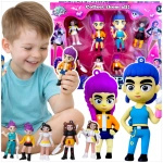 FIGURKI KPOP MEGA ZESTAW 8 FIGUREK Z BAJKI K-POP ŁOWCZYNIE DEMONÓW ZOEY