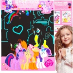 ZDRAPYWANKA TĘCZOWA MLP PONY WYDRAPYWANKA DLA DZIECI KUCYK NOTES RYSIK
