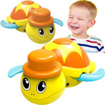 ŻÓŁW NAKRĘCANY ZABAWKA ŻÓŁWIK DO WODY WANNY KĄPIELI ZABAWKA wodna DZIECI