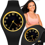 Zegarek Damski Silikonowy Pasek Kurren Kwarcowy Idealny Prezent NA CO DZIEŃ