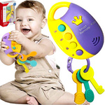 INTERAKTYWNE KLUCZYKI DLA DZIECI INTELIGENTY PILOT KLUCZE ŚWIATŁO DŹWIĘK