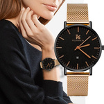 KLASYCZNY MODNY ELEGANCKI ZEGAREK DAMSKI MESH KOLORY IDEANLY NA PREZENT