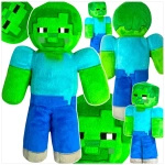 MINECRAFT PLUSZOWA MASKOTKA ZOMBIE STEVE ZOMBI POSTAĆ Z GRY PRZYTULANKA