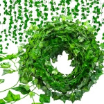 SZTUCZNY BLUSZCZ ROŚLINA WISZĄCA NA ŚCIANĘ BALKON SZTUCZNE LIŚCIE 25M 12SZT