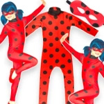 STRÓJ BIEDRONKA PRZEBRANIE MIRACULUM KOSTIUM NA BAL OPASKA TOREBKA 98-110