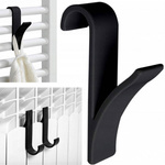 UNIWERSALNE WIESZAKI NA GRZEJNIK KALORYFER 2 SZTUKI HACZYKI MOCNE CZARNE