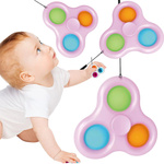 FIDGET SPINNER SIMPLE DIMPLE ZABAWKA SENSORYCZNA ANTYSTRESOWA GNIOTEK