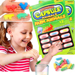 Magiczne Kapsułki do kąpieli - Rosną w wodzie! - 24 zwierzątka