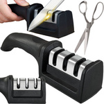 OSTRZAŁKA OSEŁKA DO NOŻY NOŻYCZEK KUCHENNYCH TRÓJFAZOWA OSTRA PORĘCZNA 3w1