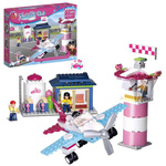 SLUBAN NATALIA DUŻY ZESTAW KLOCKÓW SAMOLOT WIEŻA KONTROLNA 284el.