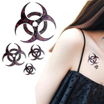 TATUAŻ ZMYWALNY TYMCZASOWY JEDNORAZOWY BIOHAZARD NA IMPREZĘ SESJĘ FOTO