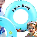 DMUCHANE KOŁO DO NAUKI PŁYWANIA NA BASEN DUŻE NA PLAŻĘ DLA DZIECI MATERAC