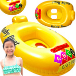 DMUCHANY PONTON DLA DZIECI DO PŁYWANIA KOŁO KÓŁKO BEZPIECZNY UCHWYT ŁÓDKA