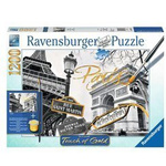 RAVENSBURGER PUZZLE 1200el PARYŻ WIEŻA EIFFLA PUZZLE DO MALOWANIA 199358