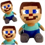 MINECRAFT JEŻDŻĄCY STEVE PLUSZOWA MASKOTKA 18CM  POSTAĆ Z GRY PRZYTULANKA
