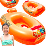 DMUCHANY PONTON DLA DZIECI DO PŁYWANIA KOŁO SIEDZISKO BEZPIECZNY UCHWYT