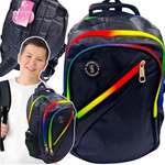 DUŻY PLECAK DO SZKOŁY 3-KOMOROWY MŁODZIEŻOWY WYCIECZKOWY UNIWERSALNY MODNY