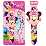 ZEGAREK Z PROJEKTOREM DLA DZIECI MYSZKA MINNIE 3D WYŚWIETLA OBRAZKI RZUTNIK