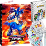Pokemon srebrne karty 55 sztuk + album na 120 kart