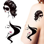 TATUAŻ ZMYWALNY TYMCZASOWY MOTYW KOBIETA LADY DAMA NA SPECJALNĄ OKAZJĘ