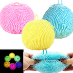 ŚWIECĄCY GNIOTEK ANTYSTRESOWY PIŁKA XXL - ZESTAW 3 SZTUK