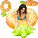 KOŁO DO PŁYWANIA MATERAC DMUCHANY ANANAS DO WODY MEGA XXL KÓŁKO NA BASEN