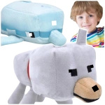 MINECRAFT - ZESTAW PLUSZOWYCH MASKOTEK 2w1 DELFIN PIES DENIS