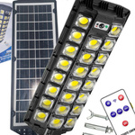 LAMPA SOLARNA 2400W CZUJNIK RUCHU ZMIERZCHU OGRODOWA LATARNIA PILOT GRARAŻ