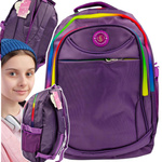 PLECAK SZKOLNY DLA DZIEWCZYNKI MŁODZIEŻOWY DLA DZIECKA DO SZKOŁY KLASY 1-8