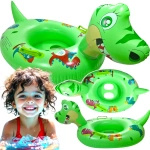 DMUCHANY PONTON Z SIEDZISKIEM DLA DZIECI DINOZAUR SIEDZISKO DO PŁYWANIA XL