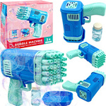 PISTOLET NA BAŃKI MYDLANE MASZYNA DO BANIEK MYDLANYCH WYRZUTNIA + PŁYN