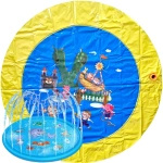 MEGA DUŻA MATA WODNA GIGANT SPLASH BASEN FONTANNA DLA DZIECI 100CM OGRÓD