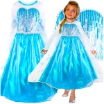 SUKIENKA NA BAL DLA DZIEWCZYNKI KRAINA LODU ELSA ELZA PRZEBRANIE rozmiar L
