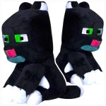 MINECRAFT KOT CZARNY PLUSZOWA MASKOTKA PLUSZAK POSTAĆ Z GRY PRZYTULANKA
