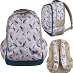 ST.RIGHT PLECAK SZKOLNY 2-KOMOROWY PIÓRKA BOHO PIÓRA DO SZKOŁY DZIEWCZĘCY