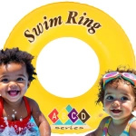 DMUCHANE KOŁO DO NAUKI PŁYWANIA NA BASEN DUŻE NA PLAŻĘ DLA DZIECI MATERAC