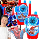 SPIDERMAN WALKIE TALKIE SPIDER MAN ŁOKI TOKI DWIE KRÓTKOFALÓWKI SŁUCHAWKI