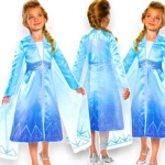 Strój Dla Dzieci Elsa Sukienka Płaszcz r.120