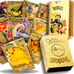 POKEMON Karty Karty kolekcjonerskie Złote 110 kart